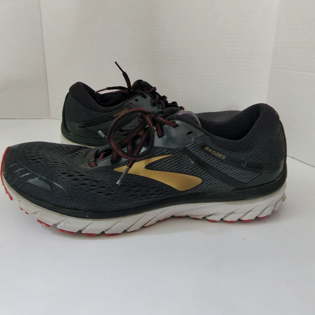 Brooks Adrenaline Gts Road Running Shoes Gray Men's Size 12.5